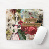 Vintage Alice im Wunderland Mousepad (Mit Mouse)