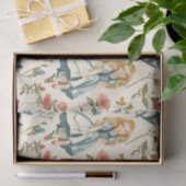 Vintage Alice im Wunderland Mushroom-Dekoupage Seidenpapier (Geschenk)