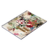 Vintage Alice im Wunderland Notizblock (Linke Seite)