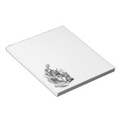 Vintage Alice im Wunderland Notizblock (angewinkelt)