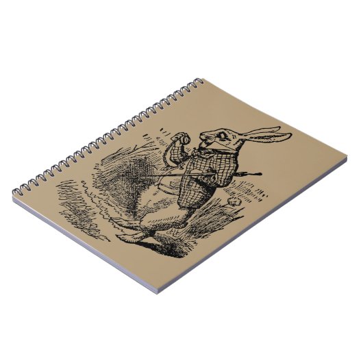 Vintage Alice im Wunderland Notizblock (Linke Seite)