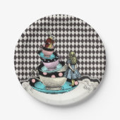 Vintage Alice im Wunderland Pappteller (Vorderseite)