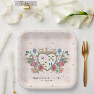 Vintage Alice im Wunderland Pappteller