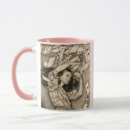 Vintage Alice im Wunderland personalisiert Tasse