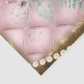 Vintage Alice im Wunderland Pink Flamingo Luxus Seidenpapier (Ausschnitt)