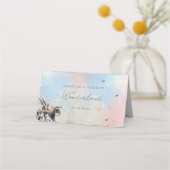 Vintage Alice im Wunderland Platzkarte (Rückseite)