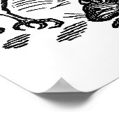 Vintage Alice im Wunderland Poster (Ecke)