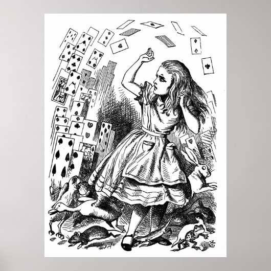 Vintage Alice im Wunderland Poster (Vorne)