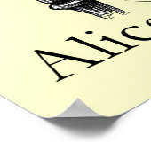 Vintage Alice im Wunderland Poster (Ecke)