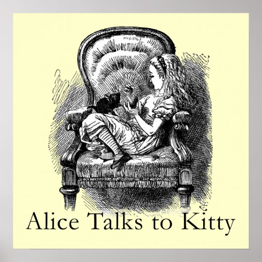 Vintage Alice im Wunderland Poster (Vorne)