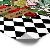 Vintage Alice im Wunderland Poster (Ecke)