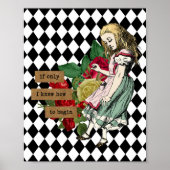 Vintage Alice im Wunderland Poster (Vorne)