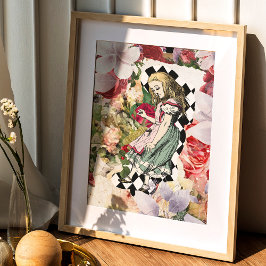 Vintage Alice im Wunderland Poster