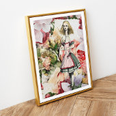 Vintage Alice im Wunderland Poster