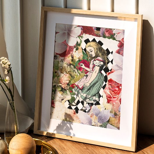 Vintage Alice im Wunderland Poster