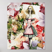 Vintage Alice im Wunderland Poster (Vorne)