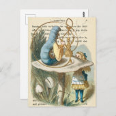 Vintage Alice im Wunderland Postkarte (Vorne/Hinten)