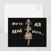 Vintage Alice im Wunderland Postkarte (Vorne/Hinten)