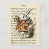 Vintage Alice im Wunderland Postkarte (Vorderseite)
