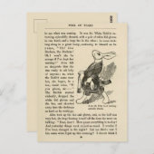 Vintage Alice im Wunderland  Postkarte (Vorne/Hinten)