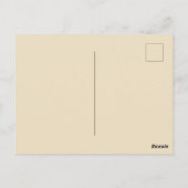 Vintage Alice im Wunderland  Postkarte (Rückseite)