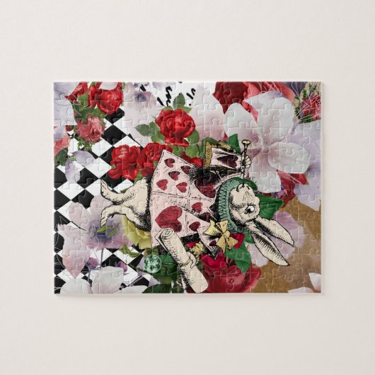 Vintage Alice im Wunderland Puzzle (Horizontal)