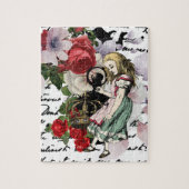 Vintage Alice im Wunderland Puzzle (Vertikal)