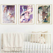 Vintage Alice im Wunderland Raupe Poster