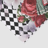 Vintage Alice im Wunderland Seidenpapier (Ausschnitt)