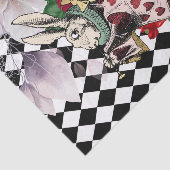 Vintage Alice im Wunderland Seidenpapier (Ausschnitt)