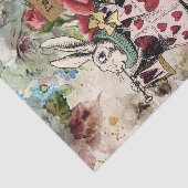 Vintage Alice im Wunderland  Seidenpapier (Ausschnitt)