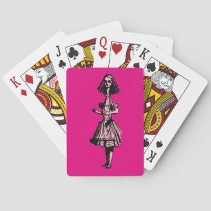 Vintage Alice im Wunderland Spielkarten