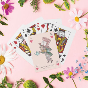 Vintage Alice im Wunderland Spielkarten