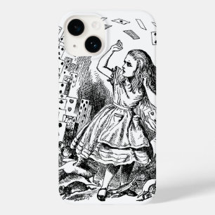 Vintage Alice im Wunderland, Spielkarten fliegen Case-Mate iPhone 14 Hülle