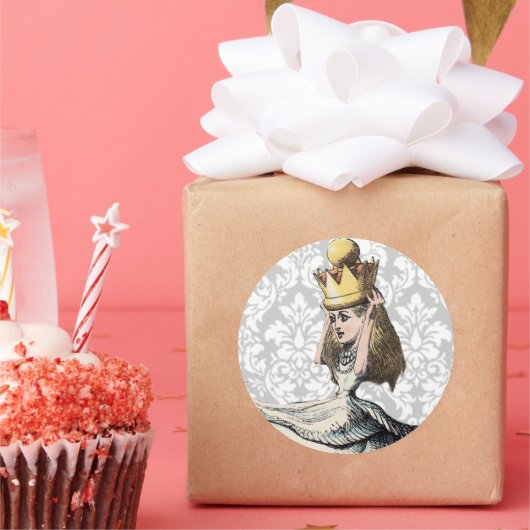 VINTAGE ALICE IM WUNDERLAND STICKER (Party)