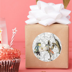 VINTAGE ALICE IM WUNDERLAND STICKER