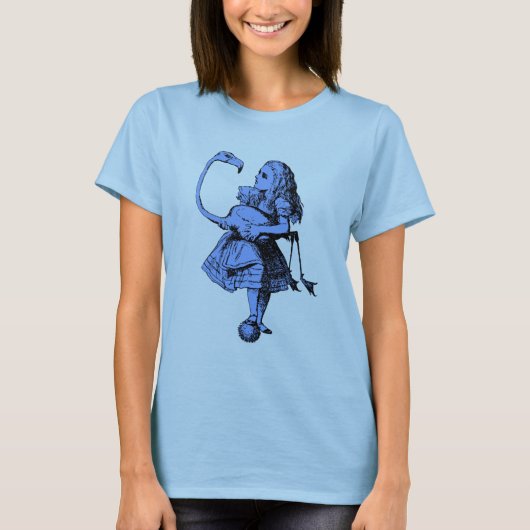 Vintage Alice im Wunderland T-Shirt (Vorderseite)