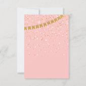 Vintage Alice im Wunderland Tee Party Benutzerdefi Einladung (Rückseite)