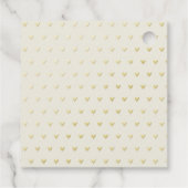 Vintage Alice im Wunderland Tee Party Benutzerdefi Geschenkanhänger (Rückseite)