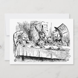 Vintage Alice im Wunderland Tee Party Einladung