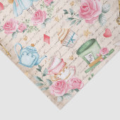 Vintage Alice im Wunderland Tee Party Entdeckungsr Seidenpapier (Detail)
