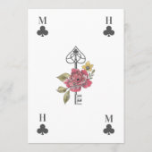 Vintage Alice im Wunderland Tee Party Menü Menükarte (Rückseite)