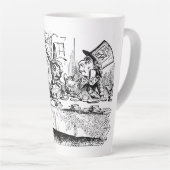 Vintage Alice im Wunderland, Tee-Party-Szene Milchtasse (Rechte Ecke)