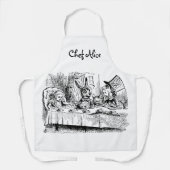Vintage Alice im Wunderland, Tee-Party-Szene Schürze (Vorderseite)