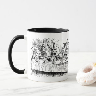Vintage Alice im Wunderland, Tee-Party-Szene Tasse