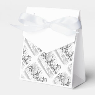 Vintage-Alice-im-Wunderland-Teeparty-Geschenkboxen Geschenkschachtel