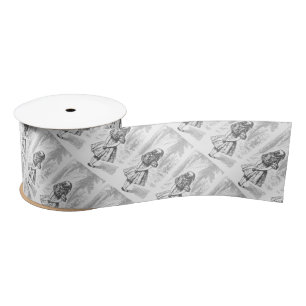 Vintage Alice im Wunderland Thema Party Ribbon Satinband
