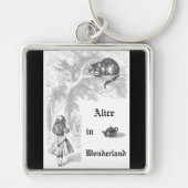 Vintage Alice im Wunderland ThemenSchlüsselanhänge Schlüsselanhänger (Vorne)