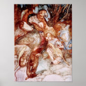 Vintage Alice im Wunderland Tierfreunde Poster (Vorne)