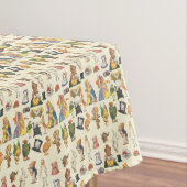 Vintage Alice im Wunderland Tischdecke (Beispiel)